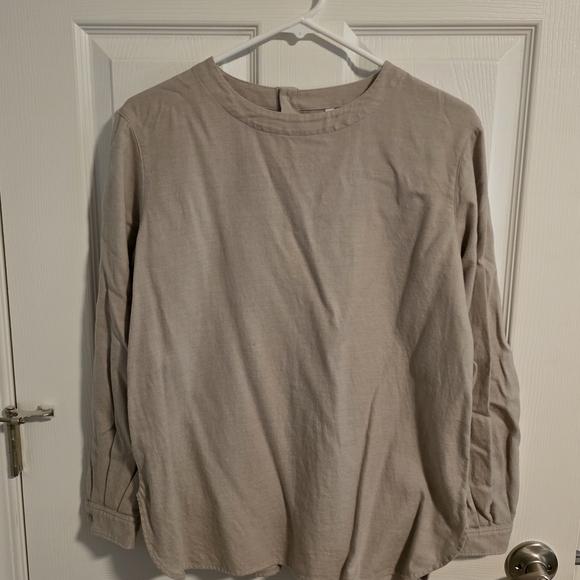 Muji Tops - Muji 100% Cotton Long Sleeve Shirt